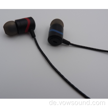 Wired In Ear Headphones Ohrhörer Vollmetall-Ohrhörer